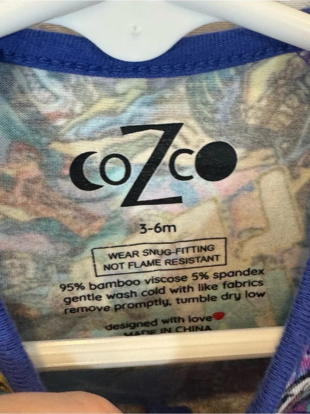 CoZco Monster Jam Monster Truck Bamboo Zippie Romper